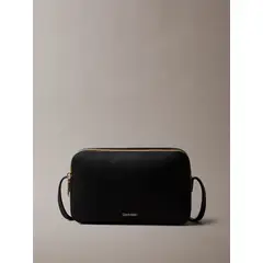 CALVIN KLEIN - Bandolera Con Cierre De Cremallera Negro
