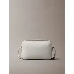 CALVIN KLEIN - Bandolera Con Estampado De Monograma Blanco