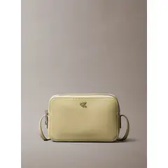 CALVIN KLEIN - Bandolera Con Herraje Con Logo Monograma Verde