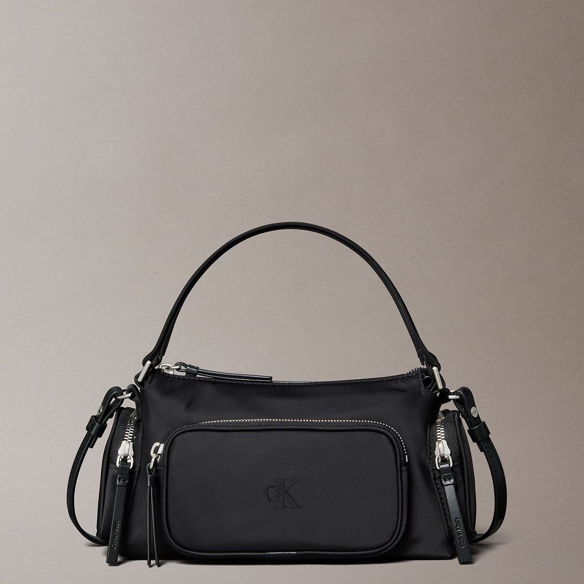 CALVIN KLEIN - Cartera Pocket Nylon Negro Calvin Klein