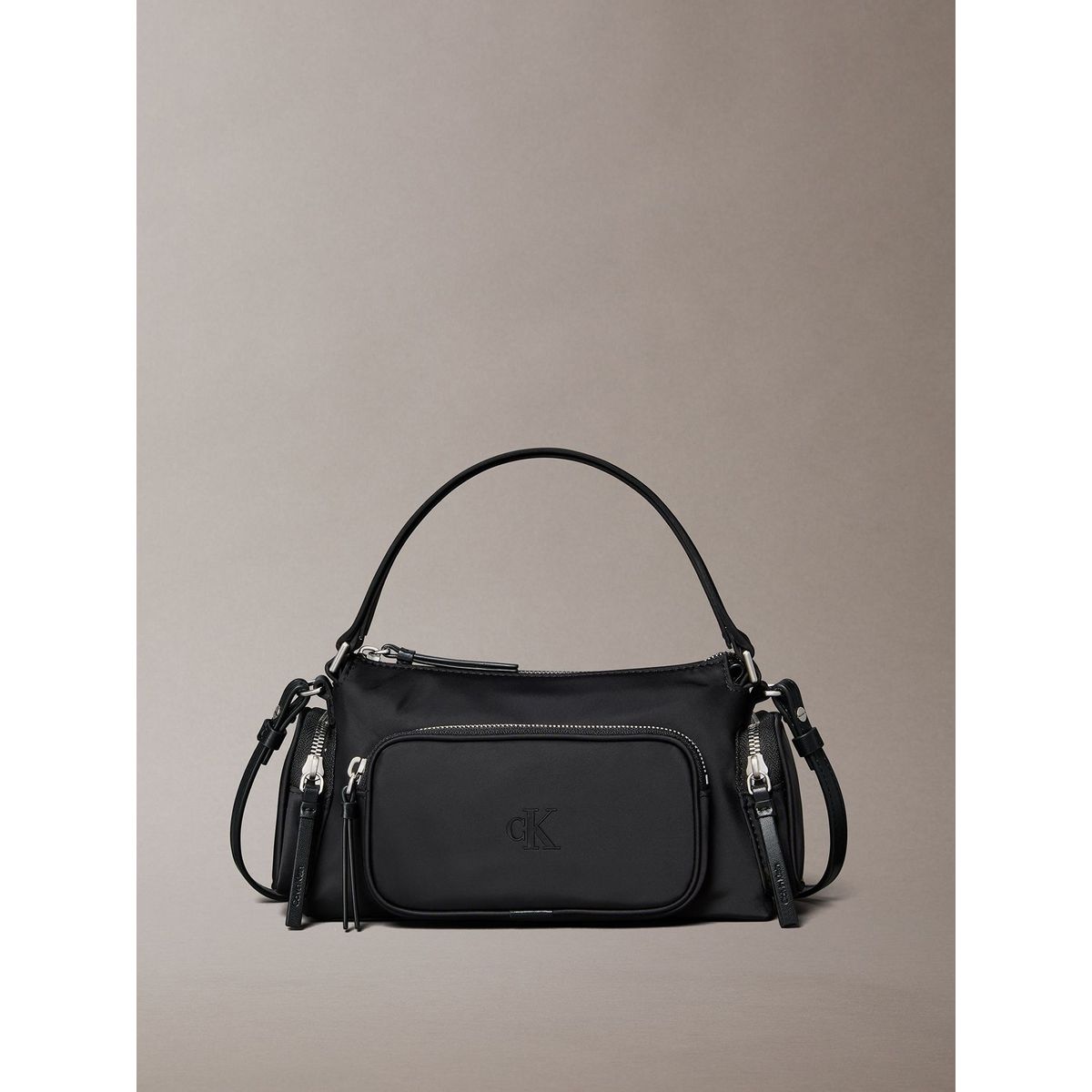 CALVIN KLEIN - Cartera Pocket Nylon Negro Calvin Klein