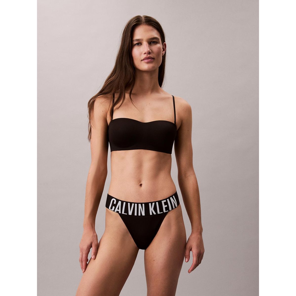 CALVIN KLEIN - Bralette Bandeau Intense Power Microfibre Negro Calvin Klein