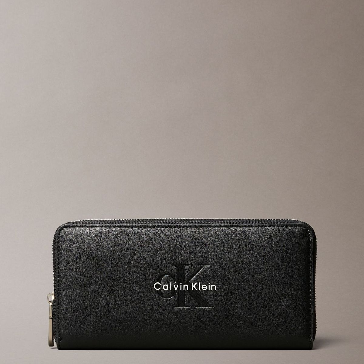 CALVIN KLEIN - Billetera con Llavero de Monograma CK Negro Calvin Klein