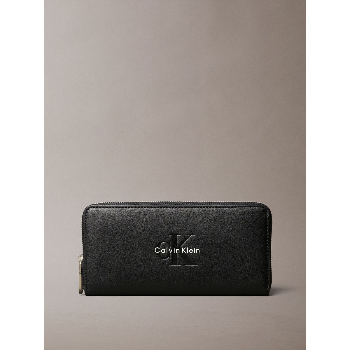 CALVIN KLEIN - Billetera con Llavero de Monograma CK Negro Calvin Klein