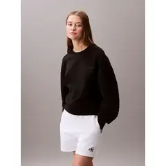 CALVIN KLEIN - Polerón Con Tejido En Felpa Negro