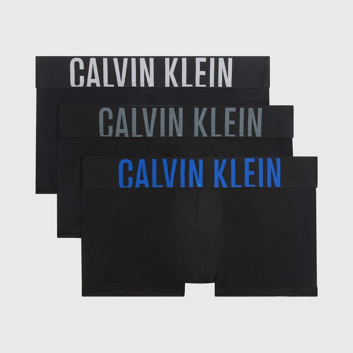 CALVIN KLEIN - Pack 3 Bóxers Low Rise Trunk Intense Power Negro Calvin Klein