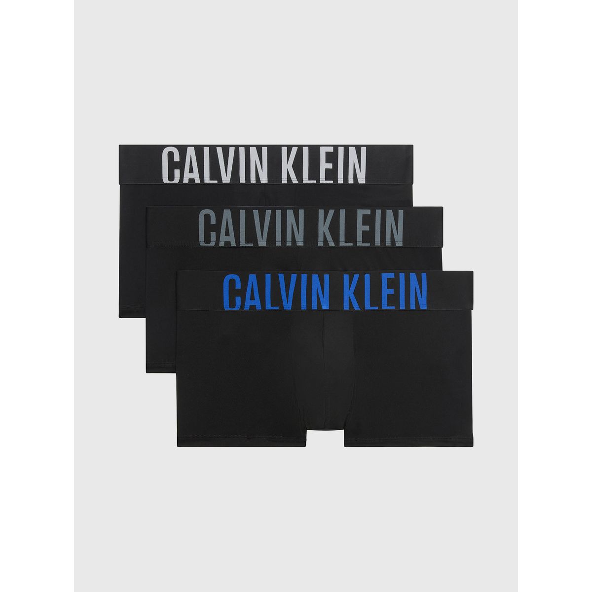 CALVIN KLEIN - Pack 3 Bóxers Low Rise Trunk Intense Power Negro Calvin Klein