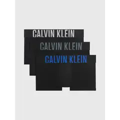 CALVIN KLEIN - Pack 3 Bóxers Low Rise Trunk Intense Power Negro