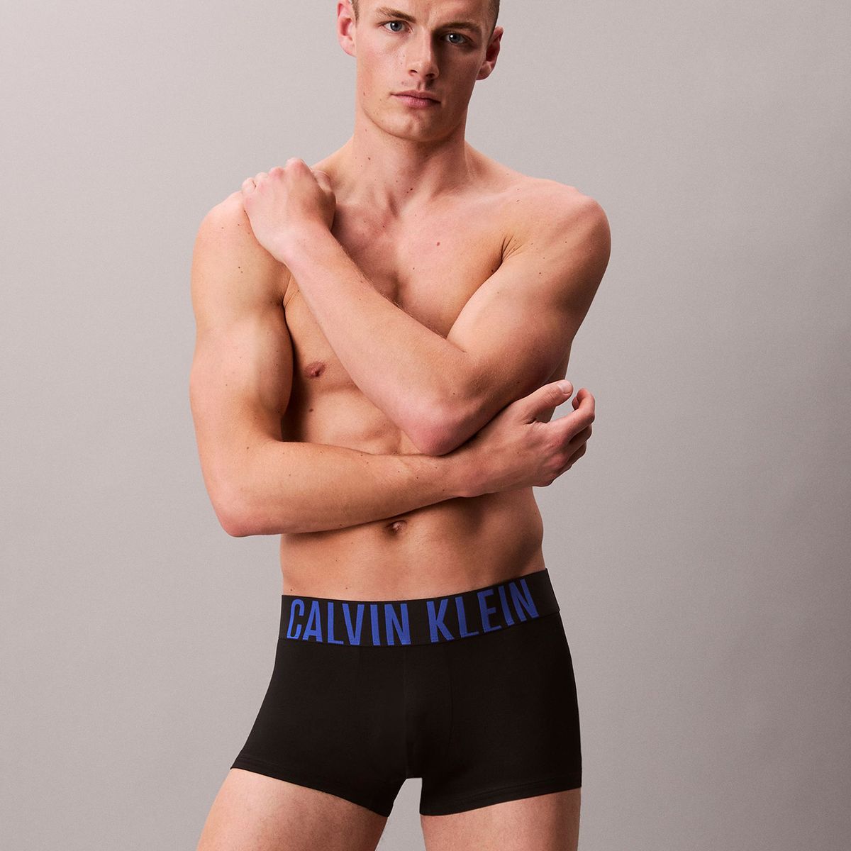 CALVIN KLEIN - Pack 3 Bóxers Low Rise Trunk Intense Power Negro Calvin Klein