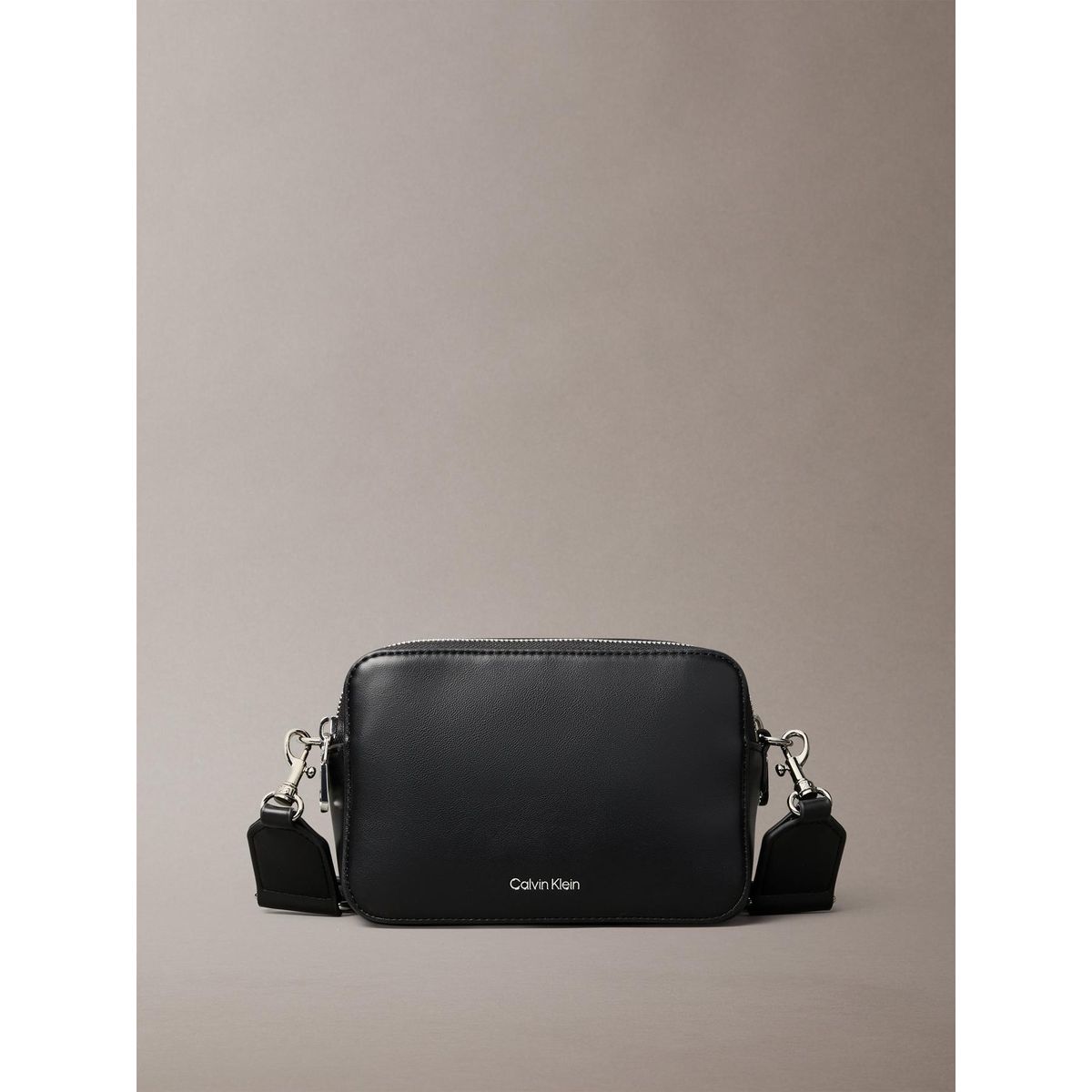 CALVIN KLEIN - Bandolera Webbing Double Strap Negro Calvin Klein