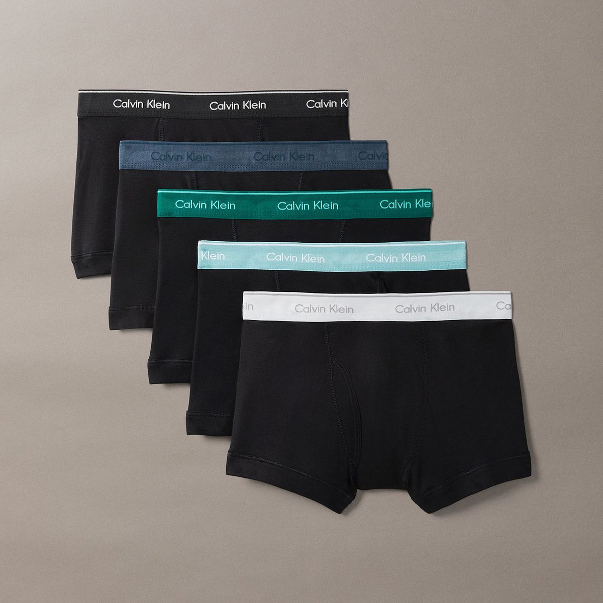 CALVIN KLEIN - Pack De 5 Bóxers Trunk Cotton Classics Negro Calvin Klein