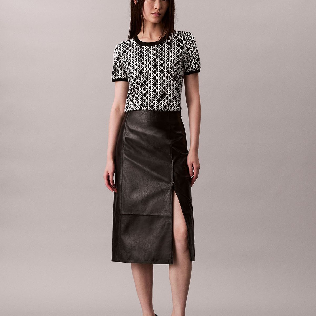 CALVIN KLEIN - Blusa Monograma CK Negro Calvin Klein