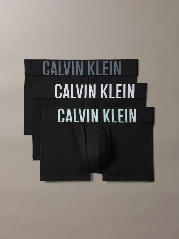 Pack 3 Boxers Trunk Intense Power Negro Negro S
