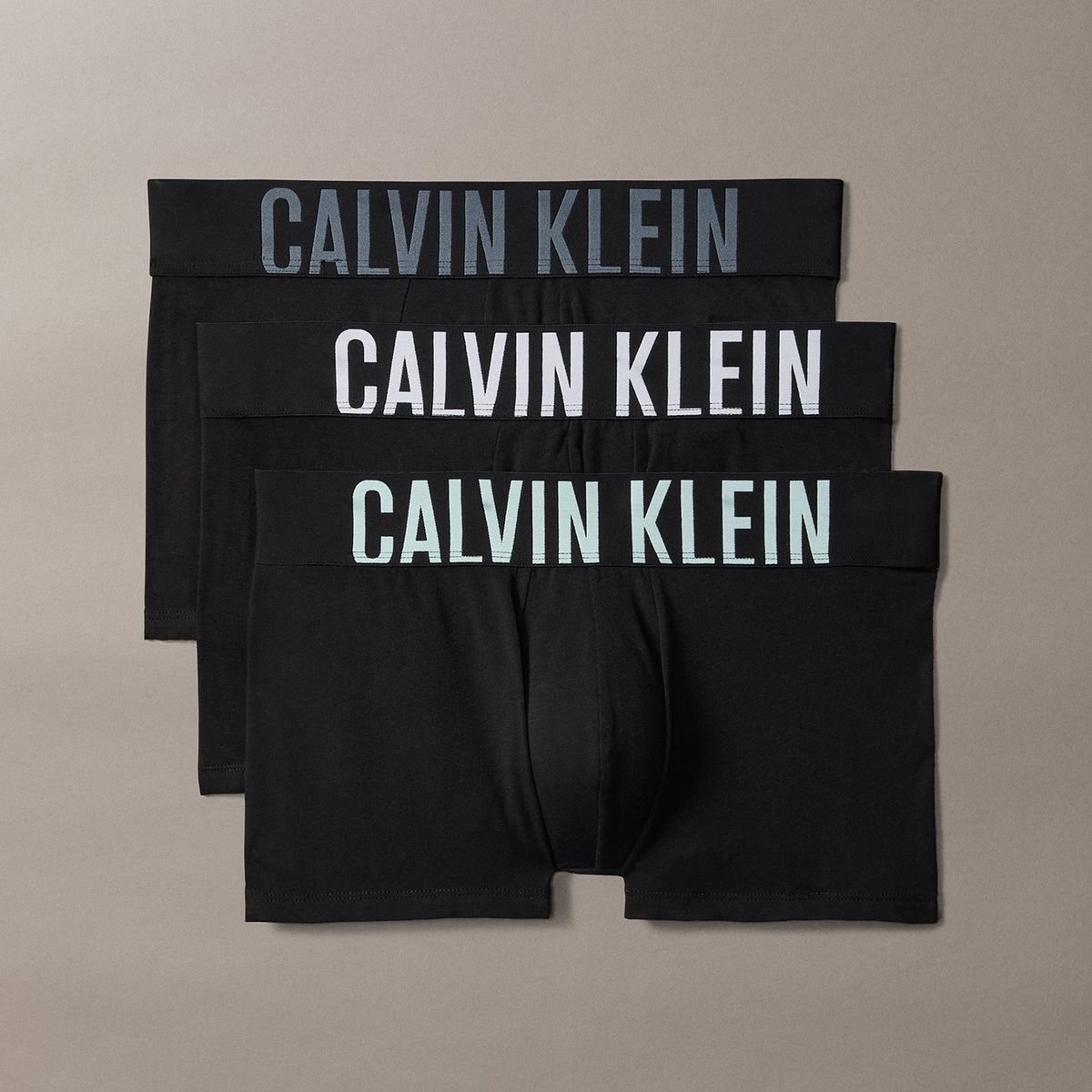 CALVIN KLEIN - Pack 3 Bóxers Trunk Intense Power Negro Calvin Klein