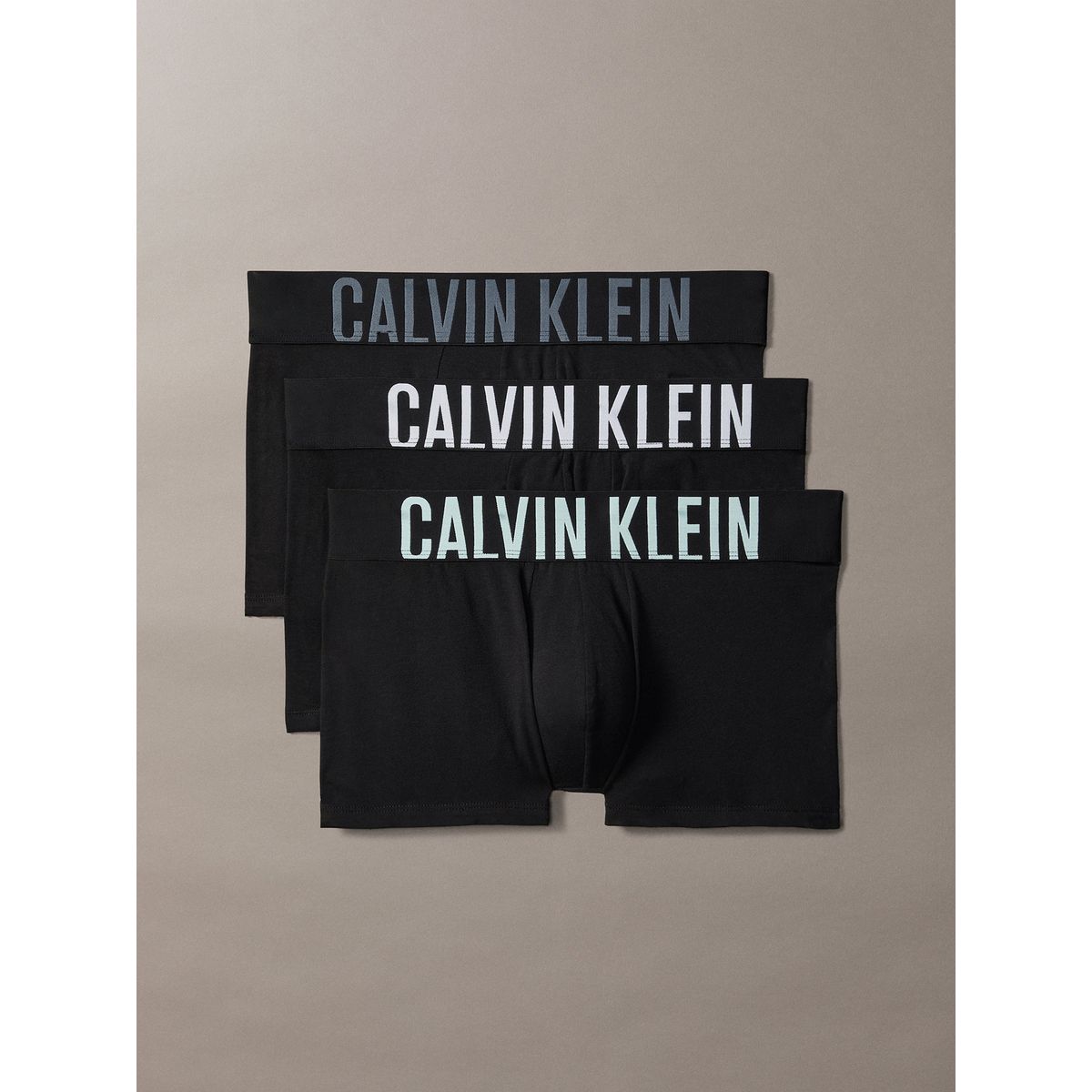 CALVIN KLEIN - Pack 3 Bóxers Trunk Intense Power Negro Calvin Klein