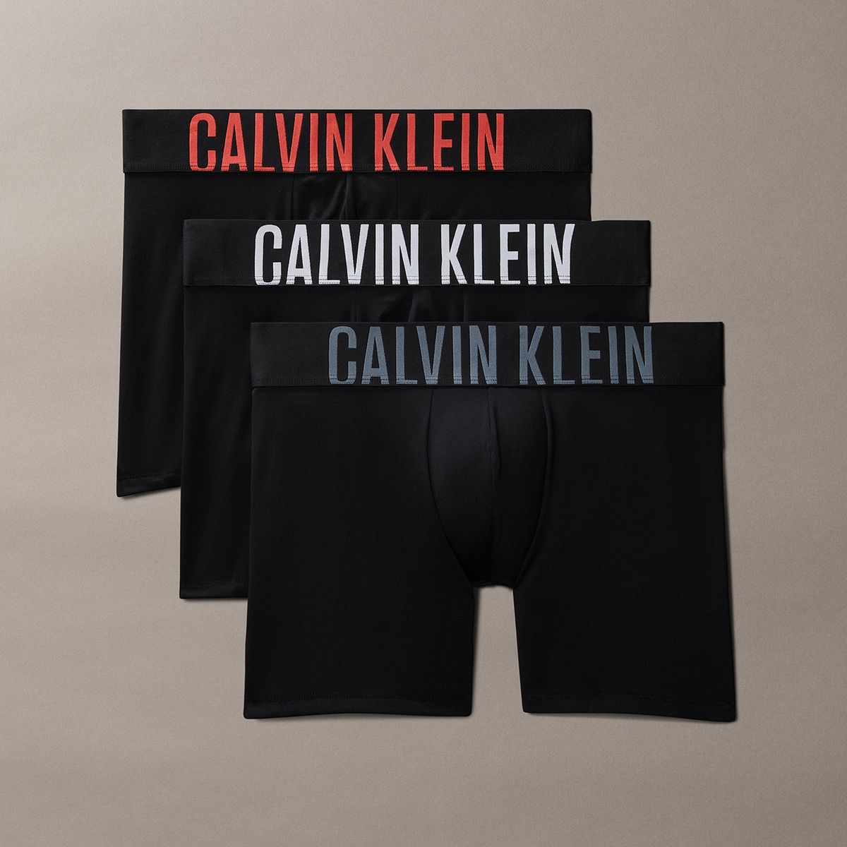 CALVIN KLEIN - Pack 3 Bóxers Brief Intense Power Negro Calvin Klein