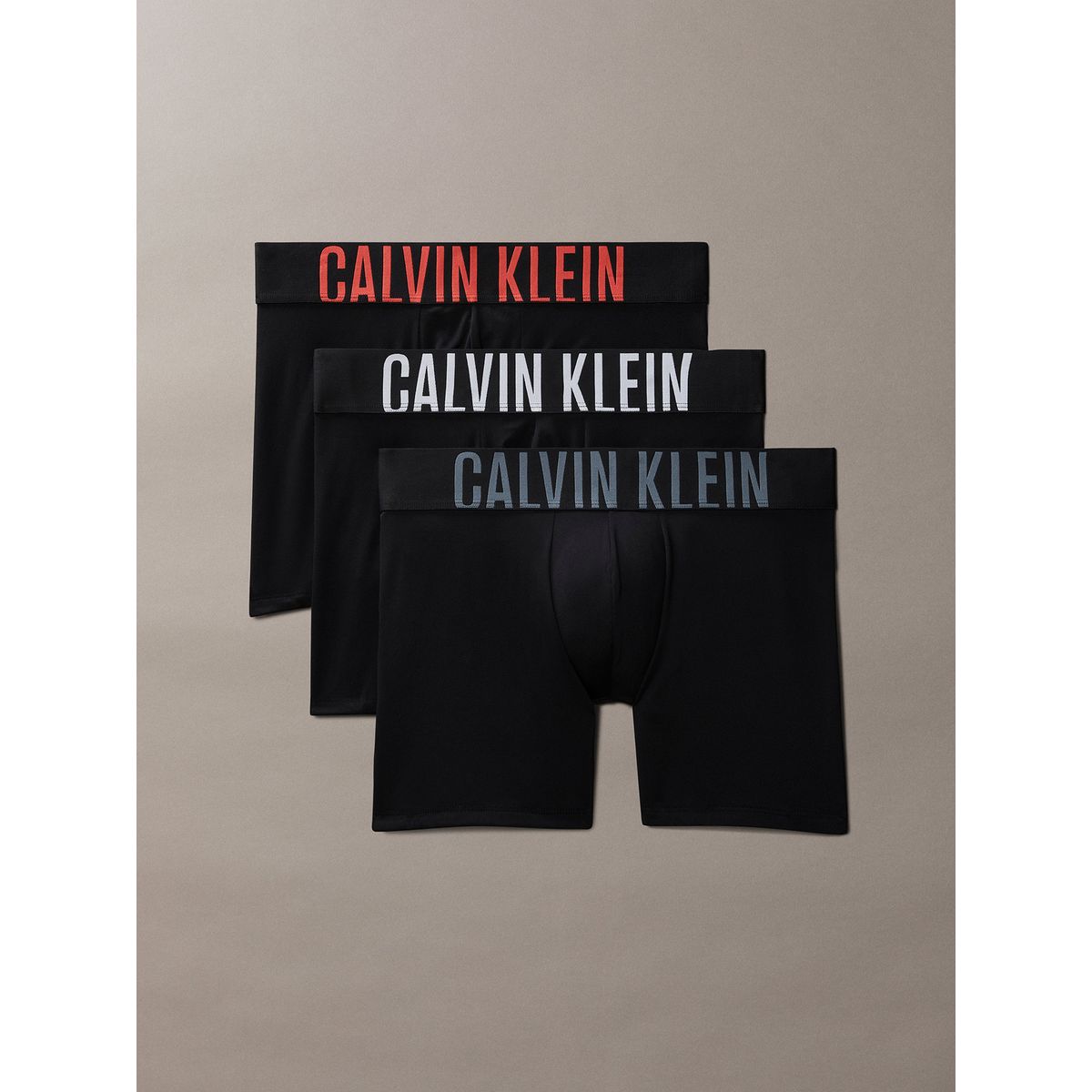 CALVIN KLEIN - Pack 3 Bóxers Brief Intense Power Negro Calvin Klein