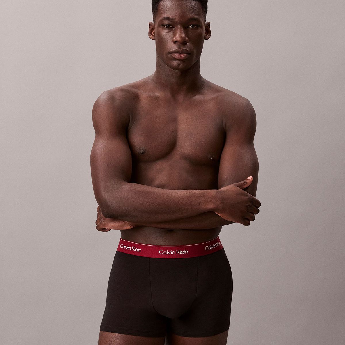 CALVIN KLEIN - Pack De 3 Bóxers Trunk Icon Cotton Stretch Negro Calvin Klein