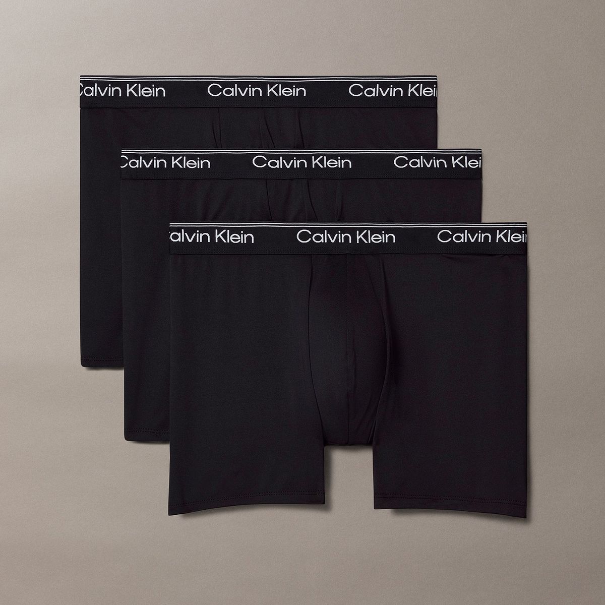 CALVIN KLEIN - Pack De 3 Bóxers Brief Microfibre Stretch Negro Calvin Klein