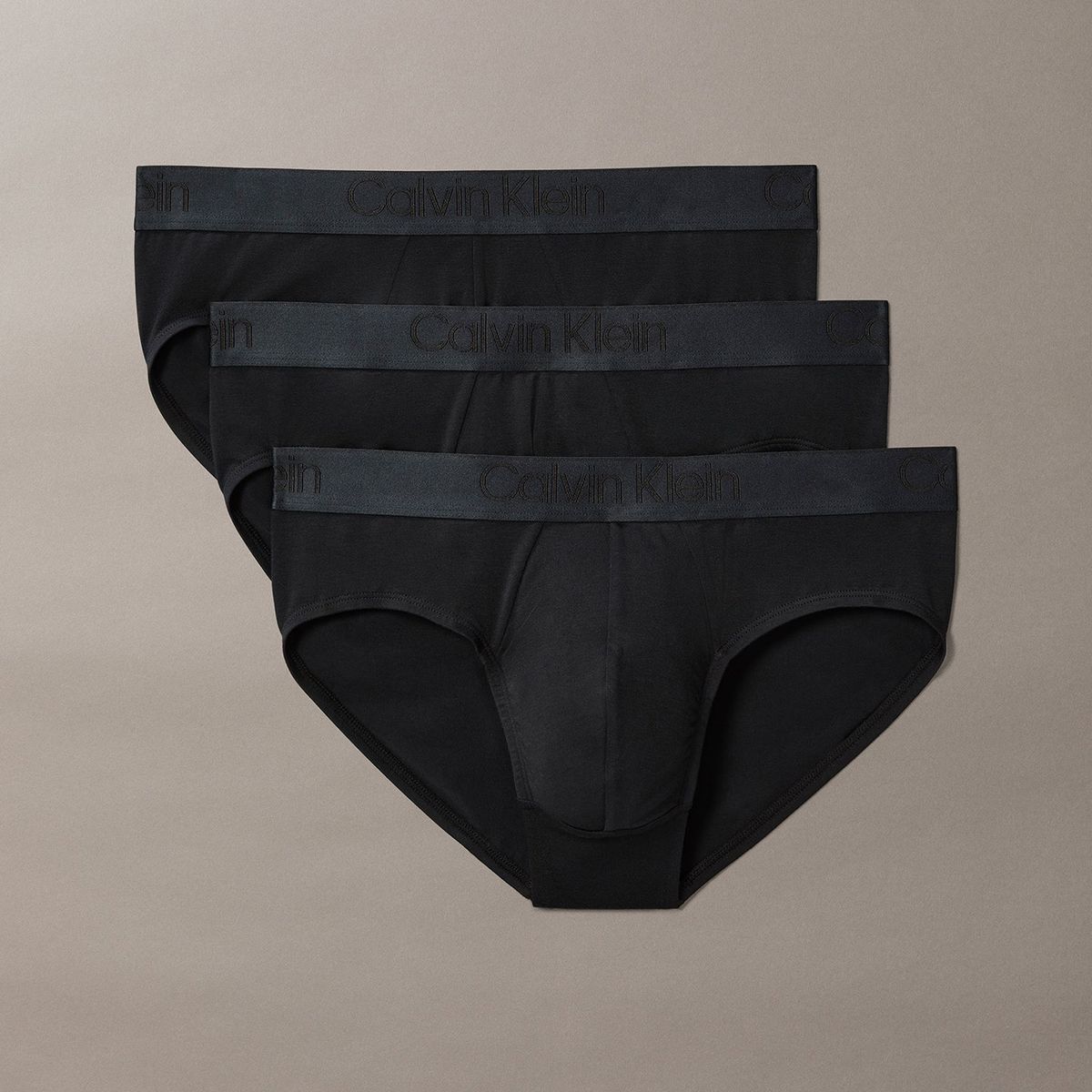 CALVIN KLEIN - Pack De 3 Slips Ck Black Negro Calvin Klein