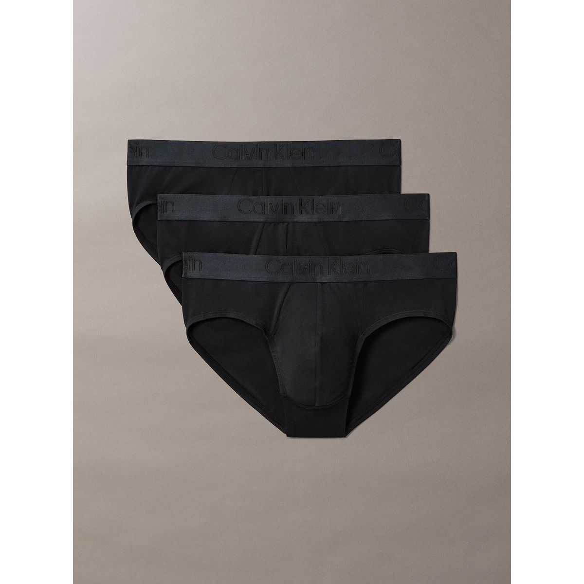 CALVIN KLEIN - Pack De 3 Slips Ck Black Negro Calvin Klein