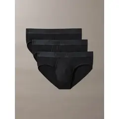 CALVIN KLEIN - Pack De 3 Slips Ck Black Negro