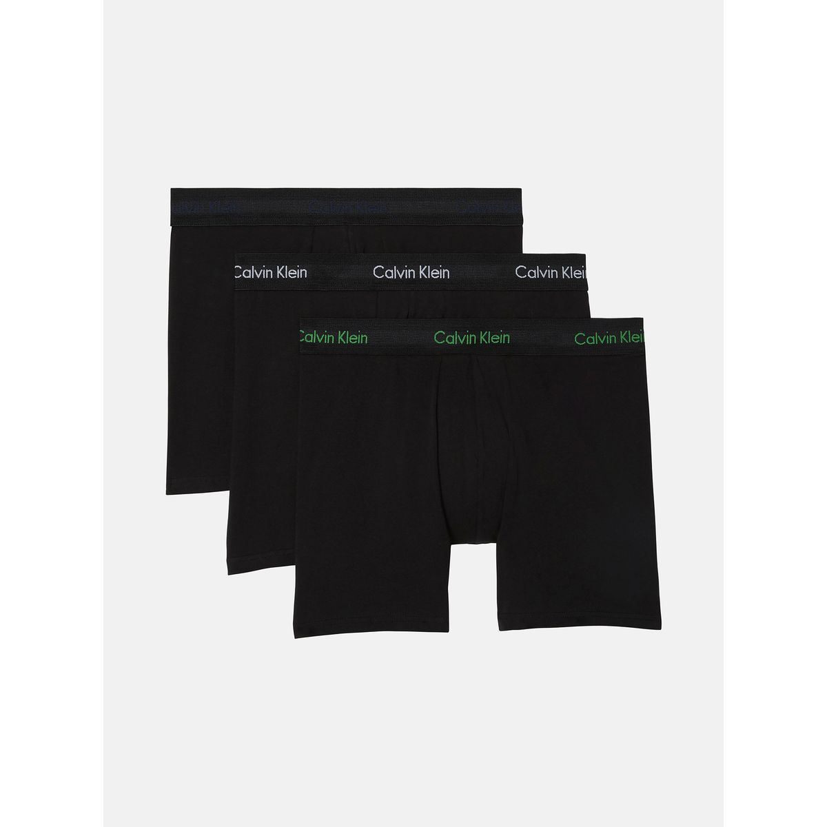 CALVIN KLEIN - Pack 3 Bóxers Brief Cotton Stretch Negro Calvin Klein