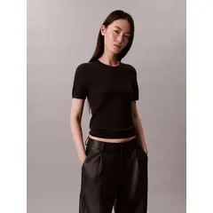 CALVIN KLEIN - Blusa En Tejido Calado