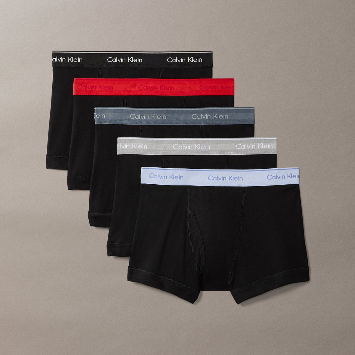 CALVIN KLEIN - Pack De 5 Bóxers Trunk Cotton Classics Negro Calvin Klein