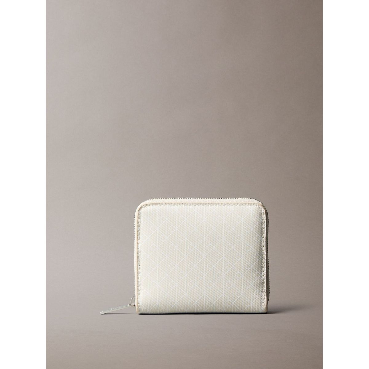 CALVIN KLEIN - Billetera con Estampado de Monograma Blanco Calvin Klein
