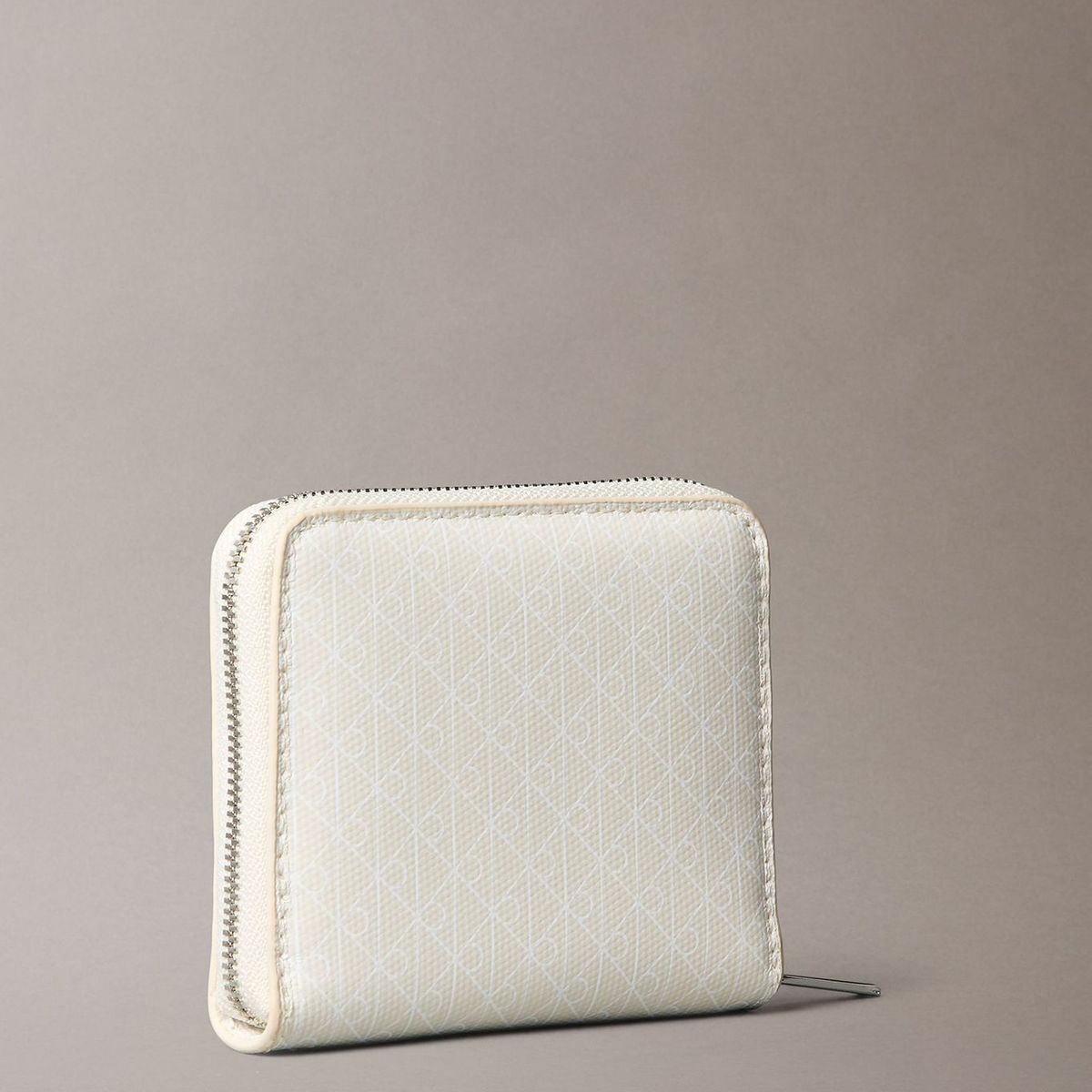 CALVIN KLEIN - Billetera con Estampado de Monograma Blanco Calvin Klein