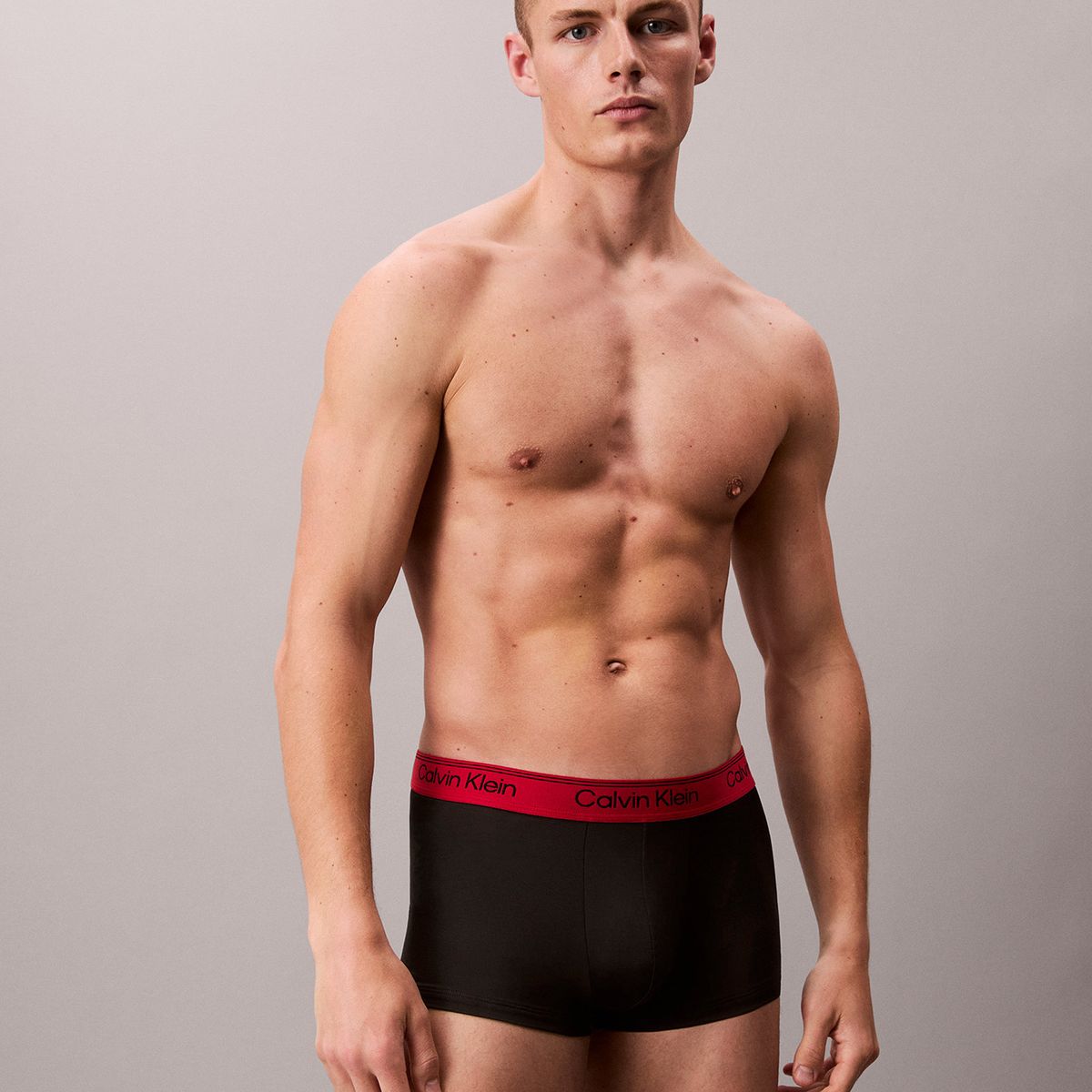 CALVIN KLEIN - Pack De 3 Bóxers Low Rise Trunk Microfibre Stretch Negro Calvin Klein