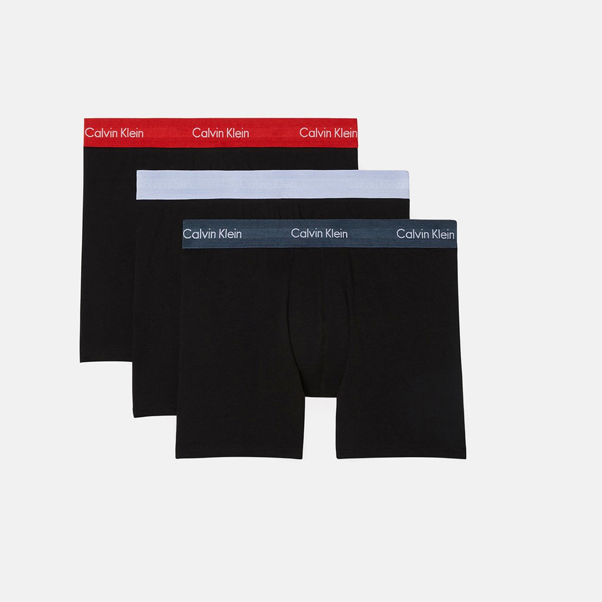 CALVIN KLEIN - Pack 3 Bóxers Brief Cotton Stretch Negro Calvin Klein