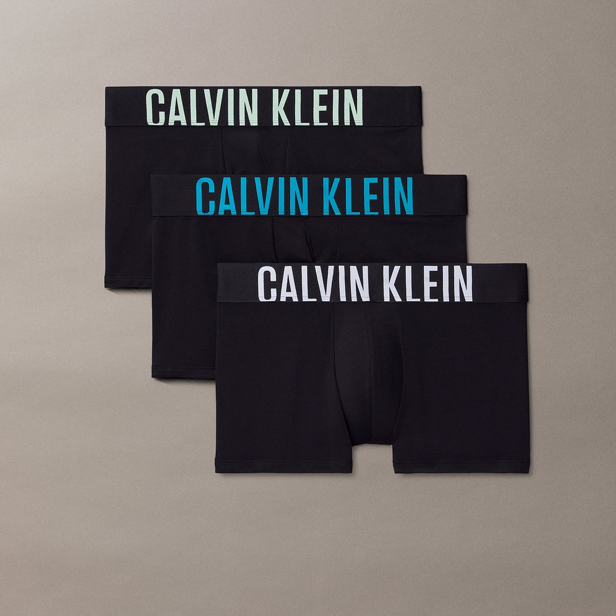 CALVIN KLEIN - Pack De 3 Bóxers Trunk Intense Power Negro Calvin Klein