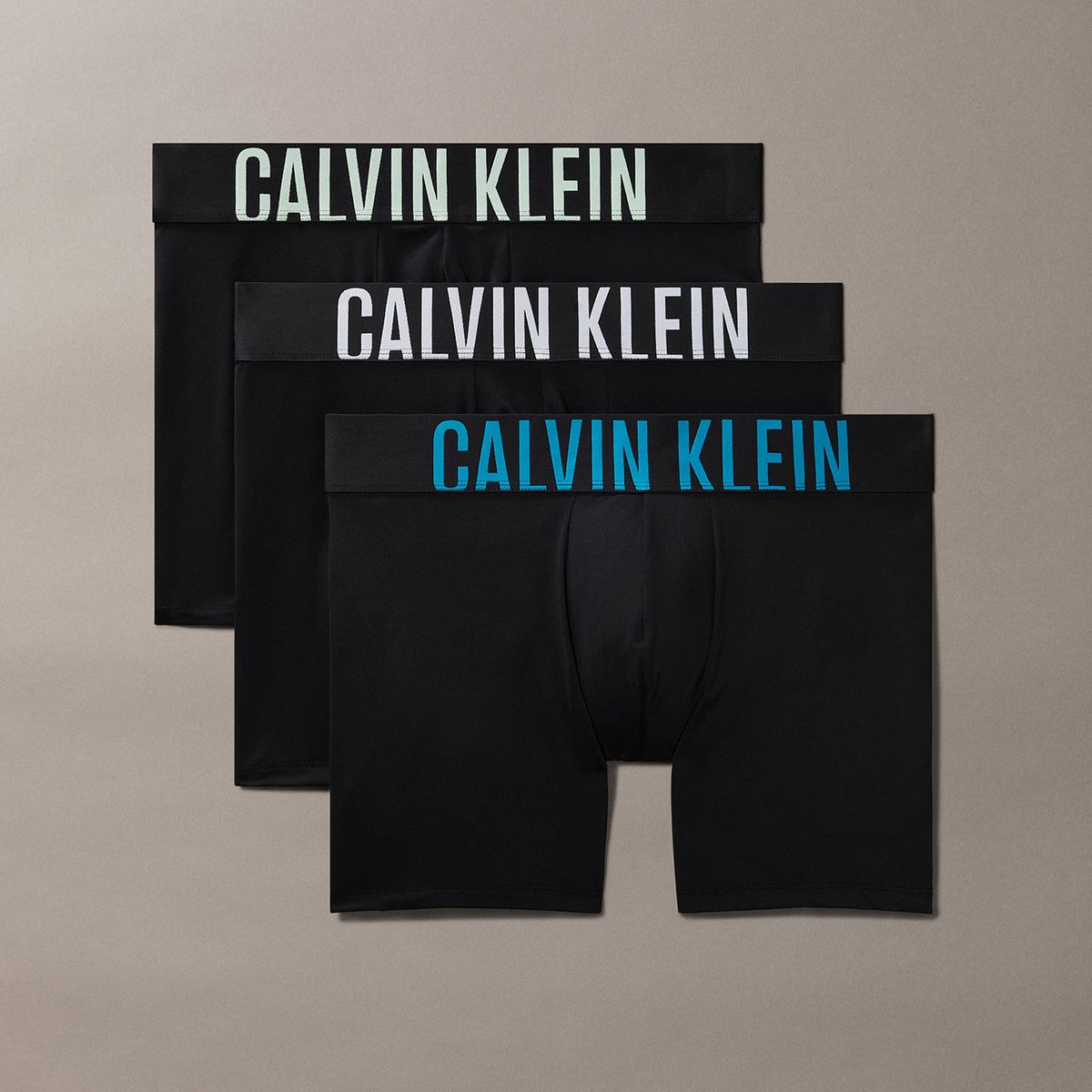 CALVIN KLEIN - Pack 3 Bóxers Brief Intense Power Negro Calvin Klein