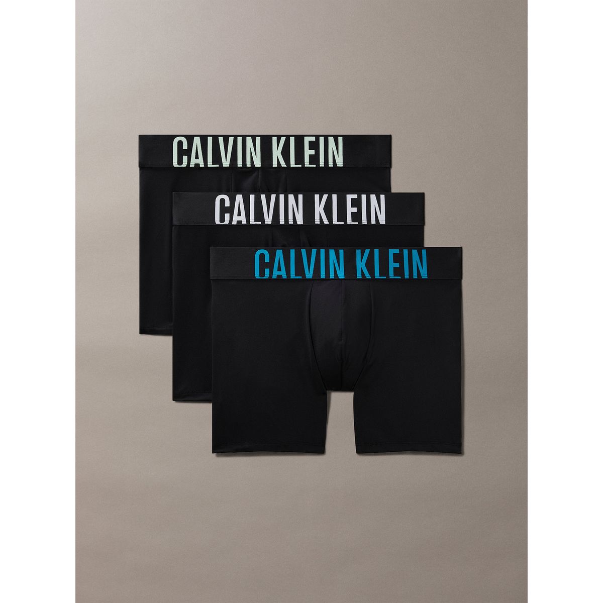 CALVIN KLEIN - Pack 3 Bóxers Brief Intense Power Negro Calvin Klein