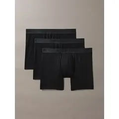 CALVIN KLEIN - Pack 3 Bóxers Brief CK Black Negro