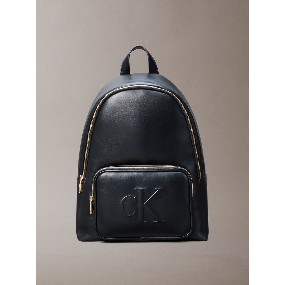 CALVIN KLEIN - Mochila Con Logo Monograma Grabado Negro Calvin Klein