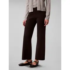 CALVIN KLEIN - Pantalón En Tejido Milano Negro