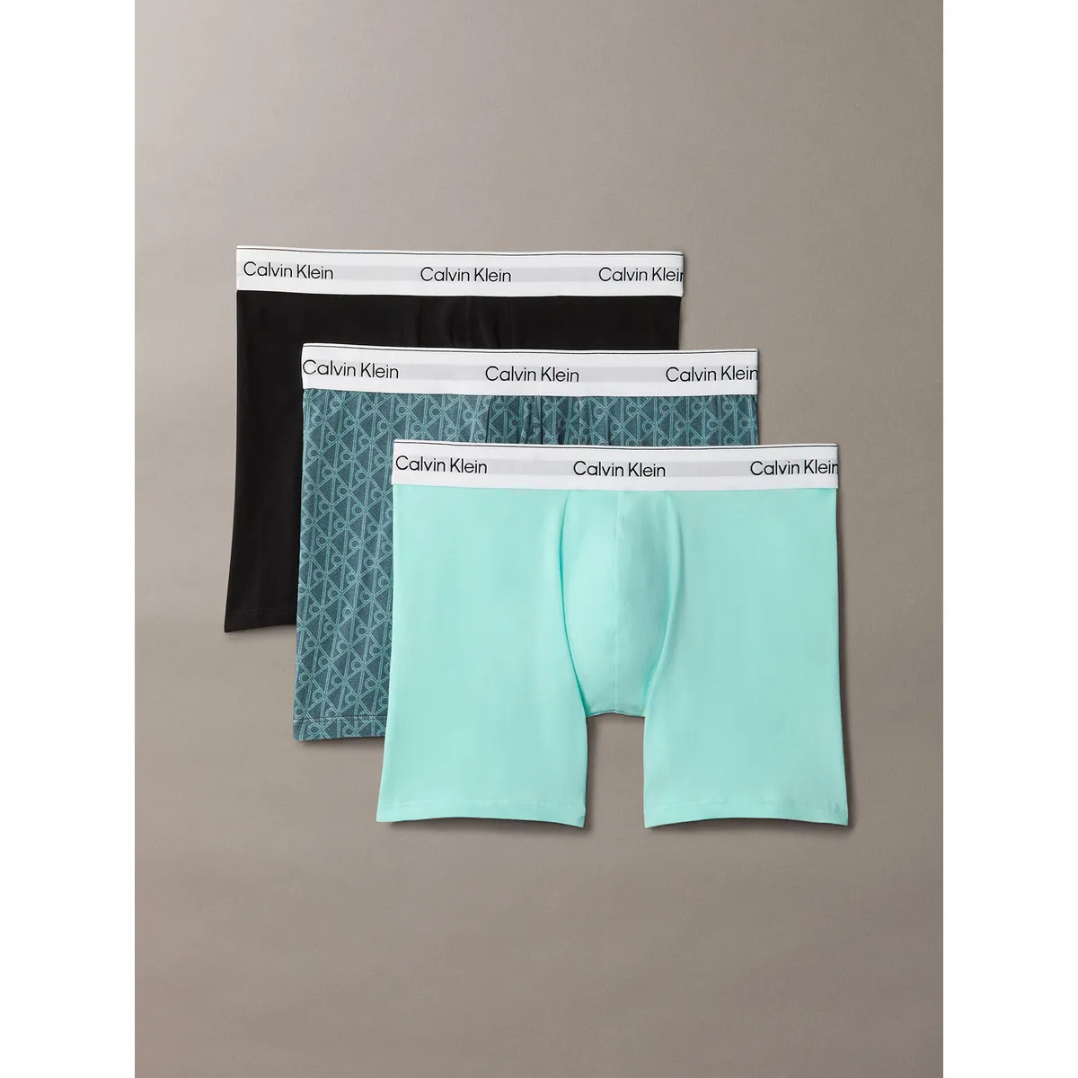 CALVIN KLEIN - Pack De 3 Bóxers Brief Icon Cotton Stretch Multicolor Calvin Klein