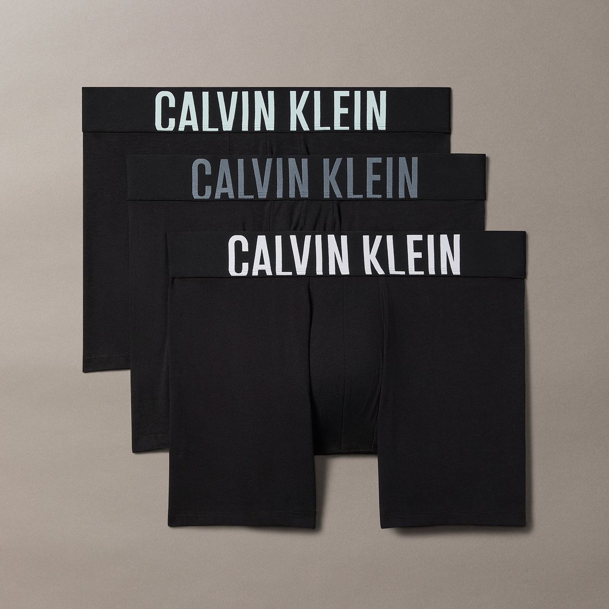 CALVIN KLEIN - Pack 3 Bóxers Brief Intense Power Negro Calvin Klein