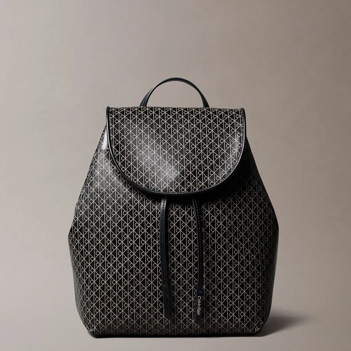 CALVIN KLEIN - Mochila Con Estampado De Monograma Integral Negro Calvin Klein