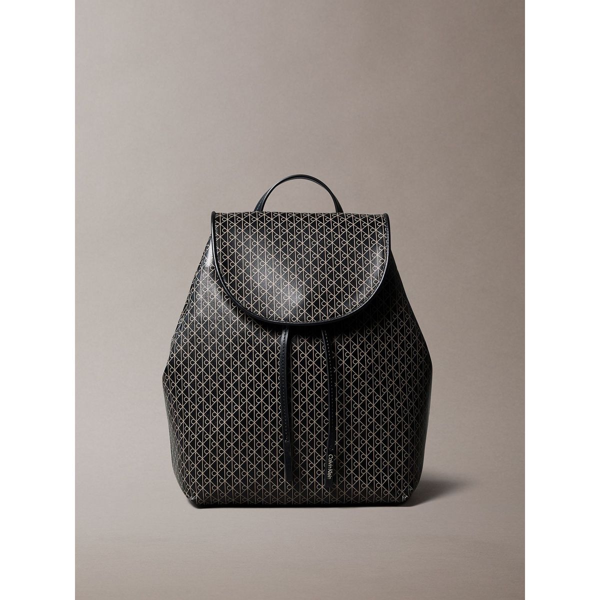 CALVIN KLEIN - Mochila Con Estampado De Monograma Integral Negro Calvin Klein