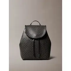 CALVIN KLEIN - Mochila Con Estampado De Monograma Integral Negro