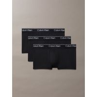 Pack De 3 Bóxers Low Rise Trunk Microfibre Stretch Negro