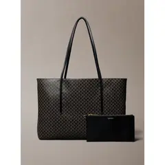 CALVIN KLEIN - Cartera Tote Con Estampado De Monograma