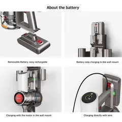 REDROAD - V17 Aspiradora Plegable 4000mah
