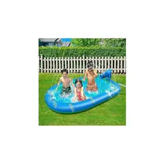 GENERICO - Piscina Inflable 170x110x45cm Dino Delfin Lanza Chorro Agua