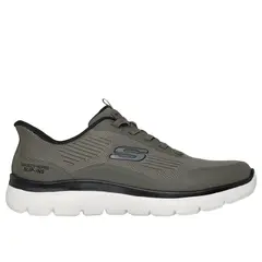 SKECHERS - Zapatillas Hombre Slip-ins Summits Leyter Verde