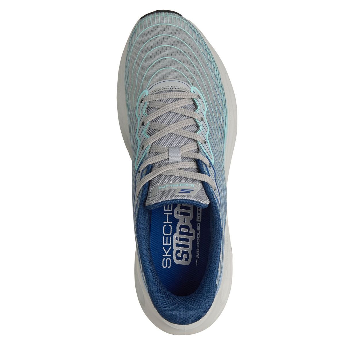 SKECHERS - Zapatillas Hombre Slipins GlideStep Sapphire Gris Skechers